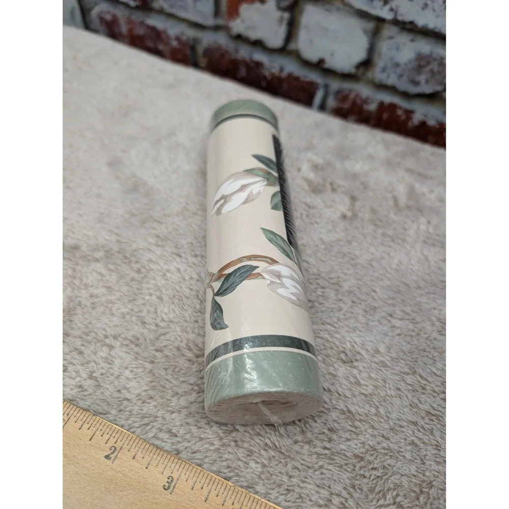 Sunworthy Magnolia Floral Wallpaper Border Sage Green Cream 109209 5 Yards